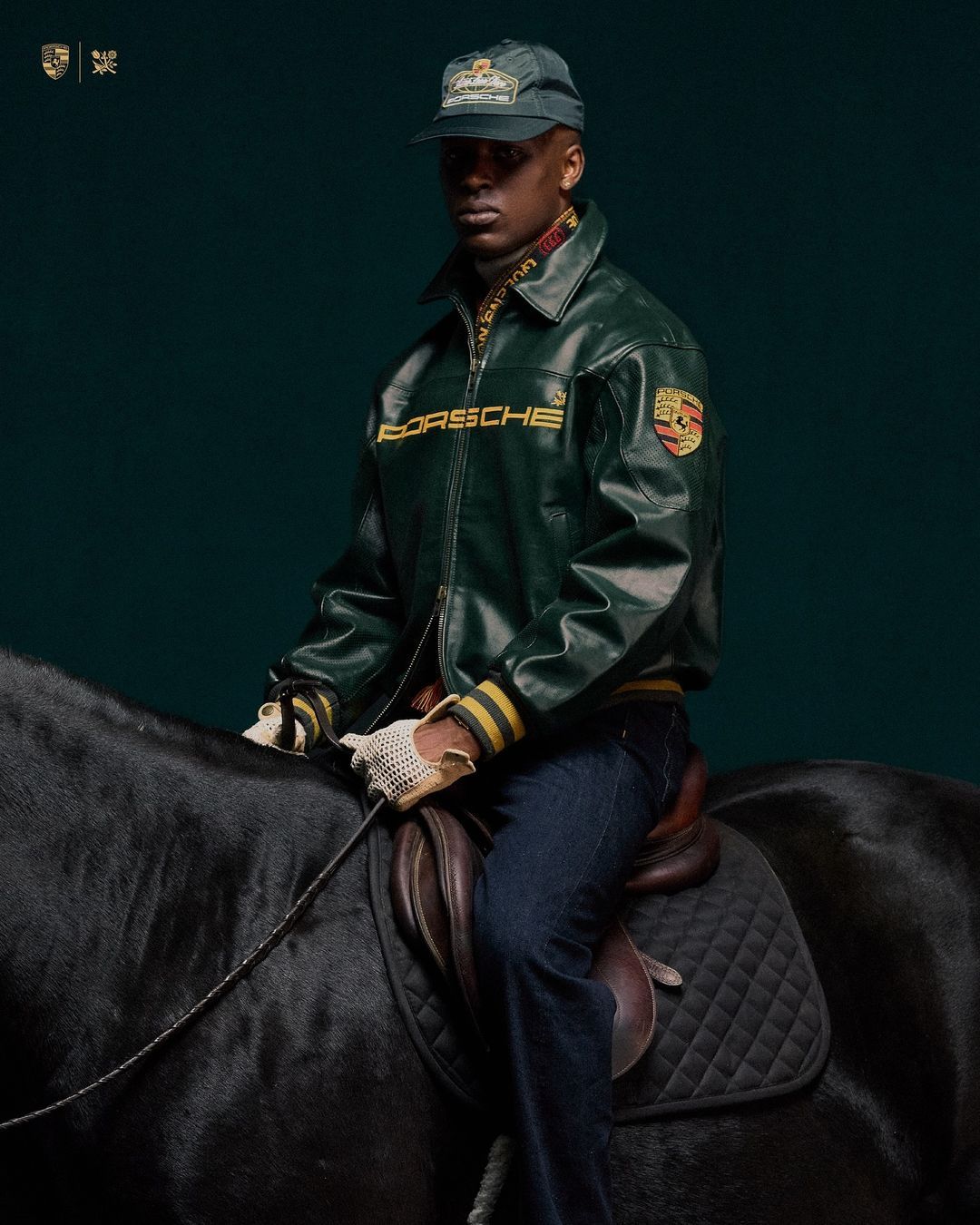Aime Leon Dore x Porsche Racing Leather Jacket – Limited Edition Streetwear by XOVRA® - XOVRA.IN