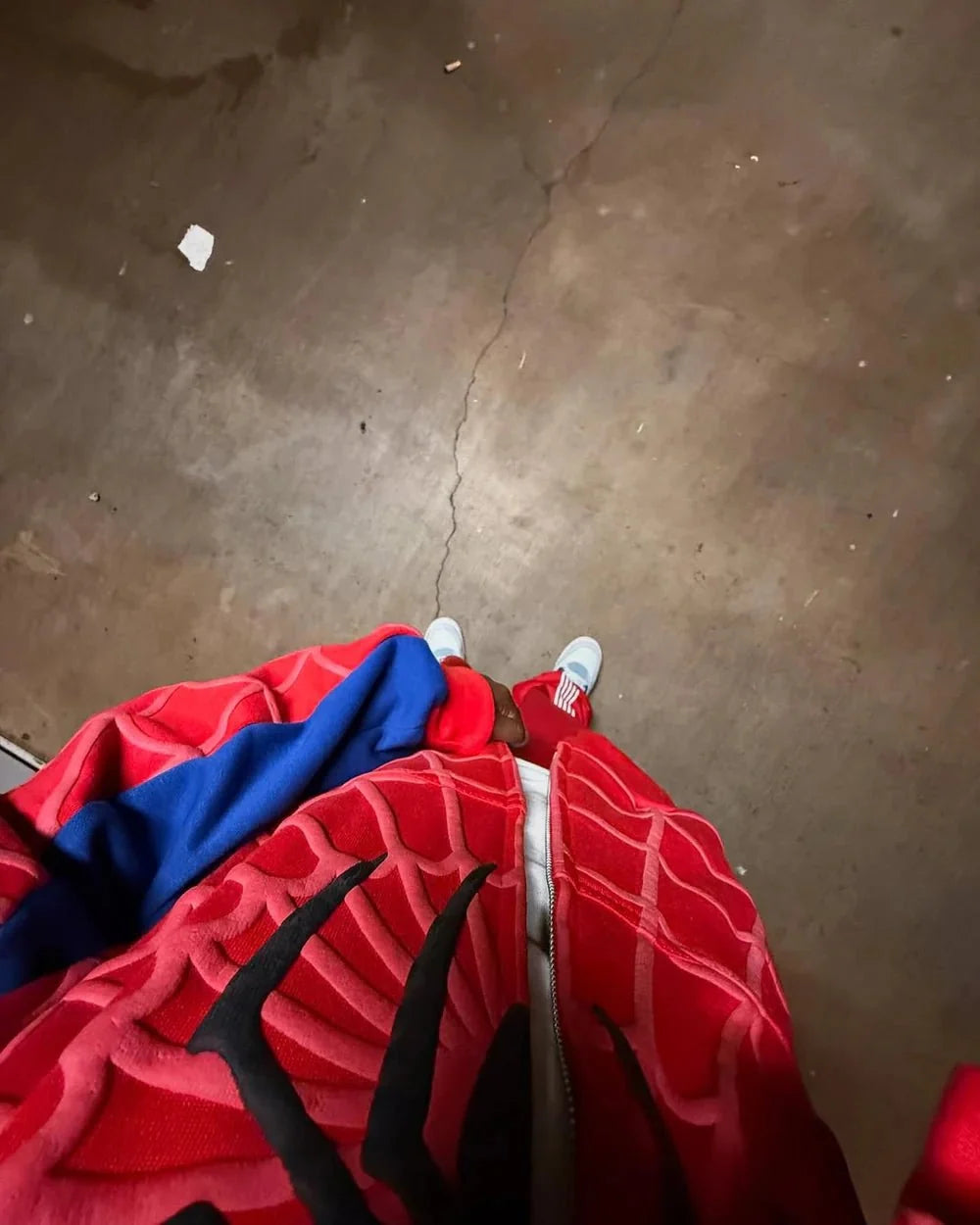 Spidey Society OG Red Zip - Up Jacket – Urban Streetwear with Superhero Swagger - section zero